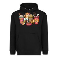 Black pomeranian coffee cups Heavyweight Hoodie - Zillion Design Studio