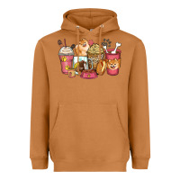 Meerkat pomeranian coffee cups Heavyweight Hoodie - Zillion Design Studio