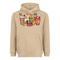 Mushroom pomeranian coffee cups Heavyweight Hoodie - Zillion Design Studio