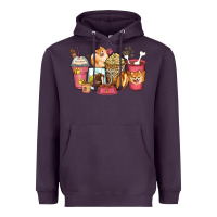 Plum pomeranian coffee cups Heavyweight Hoodie - Zillion Design Studio
