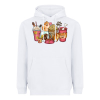 White pomeranian coffee cups Heavyweight Hoodie - Zillion Design Studio