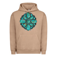 Pigment Burro turquoise gemstone Urban Hoodie - Artiststas