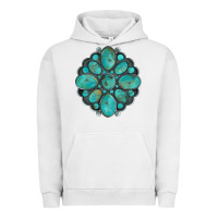 Pigment Lunar Rock turquoise gemstone Urban Hoodie - Artiststas