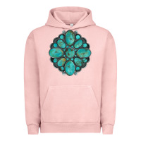 Pigment Salmon turquoise gemstone Urban Hoodie - Artiststas