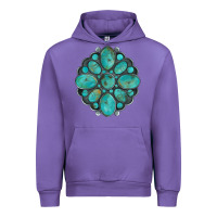 Tulip turquoise gemstone Urban Hoodie - Artiststas