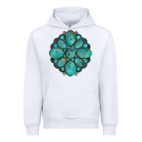 White turquoise gemstone Urban Hoodie - Artiststas