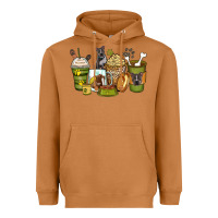 Meerkat pitbull coffee cups Heavyweight Hoodie - Zillion Design Studio