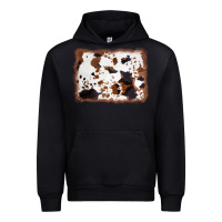 Black cowhide background Urban Hoodie - AdoDesignShop