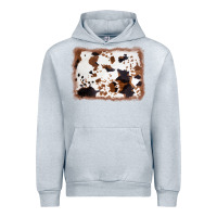 Heather Grey cowhide background Urban Hoodie - AdoDesignShop