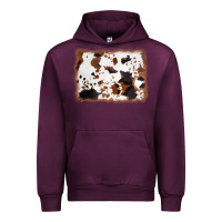 Mauve Wine cowhide background Urban Hoodie - AdoDesignShop