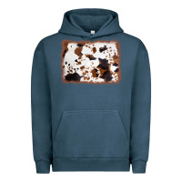Pigment Midnight Navy cowhide background Urban Hoodie - AdoDesignShop