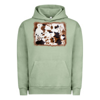 Pigment Oil Green cowhide background Urban Hoodie - AdoDesignShop