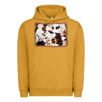 Pigment Peanut Butter cowhide background Urban Hoodie - AdoDesignShop