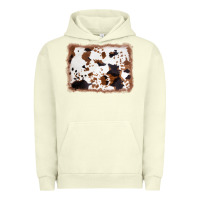 Pigment Pistachio cowhide background Urban Hoodie - AdoDesignShop