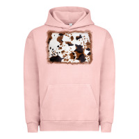 Pigment Salmon cowhide background Urban Hoodie - AdoDesignShop