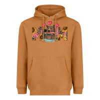 Meerkat mom bear with sunflowers Heavyweight Hoodie - RanaPortraitStore