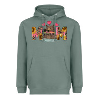 Sage mom bear with sunflowers Heavyweight Hoodie - RanaPortraitStore