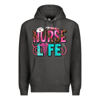 Charcoal Heather nurse life Premium Hoodie - AdoDesignShop