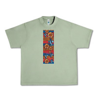 Oil Green usa flag and cross penwraps Urban Heavy Tee - Artiststas