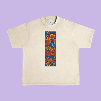 Usa Flag And Cross Penwraps Urban Heavy Tee Designed By Artiststas