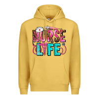 Antique Gold nurse life Premium Hoodie - AdoDesignShop