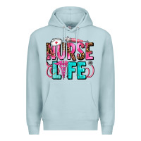 Blue Mist nurse life Premium Hoodie - AdoDesignShop