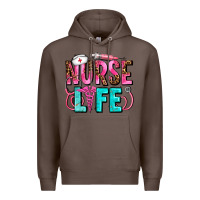 Coffee nurse life Premium Hoodie - AdoDesignShop