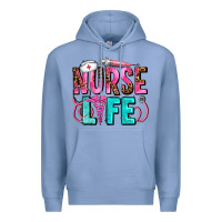 Colony Blue nurse life Premium Hoodie - AdoDesignShop