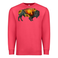 Cardinal sunflower bison Premium Sweatshirt - RanaPortraitStore