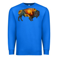 True Royal sunflower bison Premium Sweatshirt - RanaPortraitStore