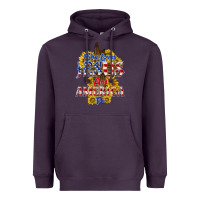 Plum she loves jesus Heavyweight Hoodie - texasbilliewilder