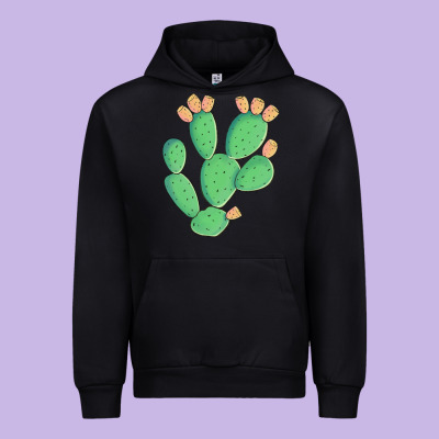 Texas Prickly Pear Cactus Urban Hoodie Designed By Artiststas