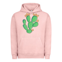 Pigment Salmon texas prickly pear cactus Urban Hoodie - Artiststas