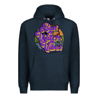 Navy bad witch vibes Premium Hoodie - JahusDesignShop