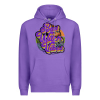 Purple bad witch vibes Premium Hoodie - JahusDesignShop