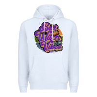 White bad witch vibes Premium Hoodie - JahusDesignShop