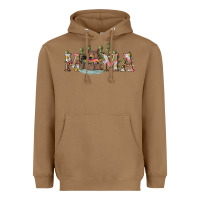 Toasted Coconut mama with bear and daisy Heavyweight Hoodie - RanaPortraitStore