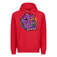 Red bad witch vibes Premium Hoodie - JahusDesignShop