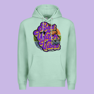 Bad Witch Vibes Premium Hoodie Designed By Jahusdesignshop