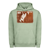 Pigment Oil Green cowhide background Urban Hoodie - AdoDesignShop