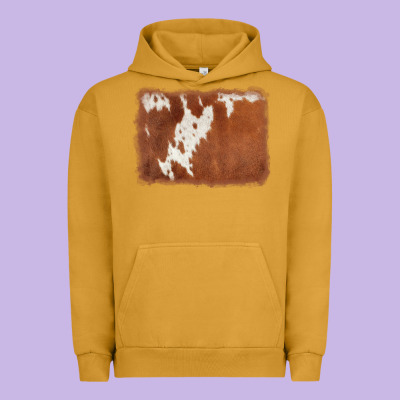 Cowhide Background Urban Hoodie Designed By Adodesignshop