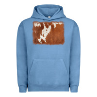 Pigment Pebble Blue cowhide background Urban Hoodie - AdoDesignShop