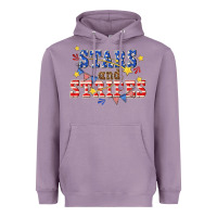 Lavender stars and striper billie wilder Heavyweight Hoodie - texasbilliewilder