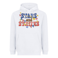 White stars and striper billie wilder Heavyweight Hoodie - texasbilliewilder