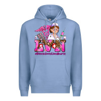 Colony Blue lvn licensed vocational nurse Premium Hoodie - AdoDesignShop