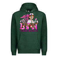 Sports Green lvn licensed vocational nurse Premium Hoodie - AdoDesignShop