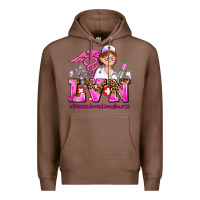 Chestnut lvn licensed vocational nurse Premium Hoodie - AdoDesignShop