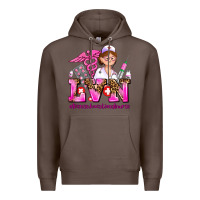 Coffee lvn licensed vocational nurse Premium Hoodie - AdoDesignShop