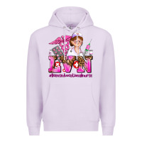 Lilac lvn licensed vocational nurse Premium Hoodie - AdoDesignShop