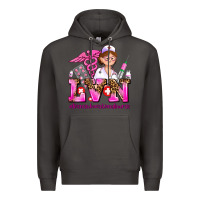 Smoke lvn licensed vocational nurse Premium Hoodie - AdoDesignShop